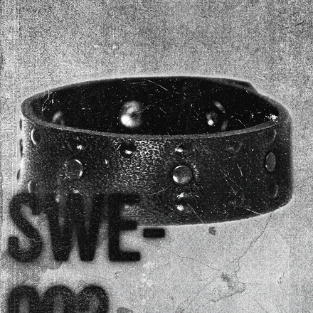 SWE-002 / Embossed Leather Studded Bracelet