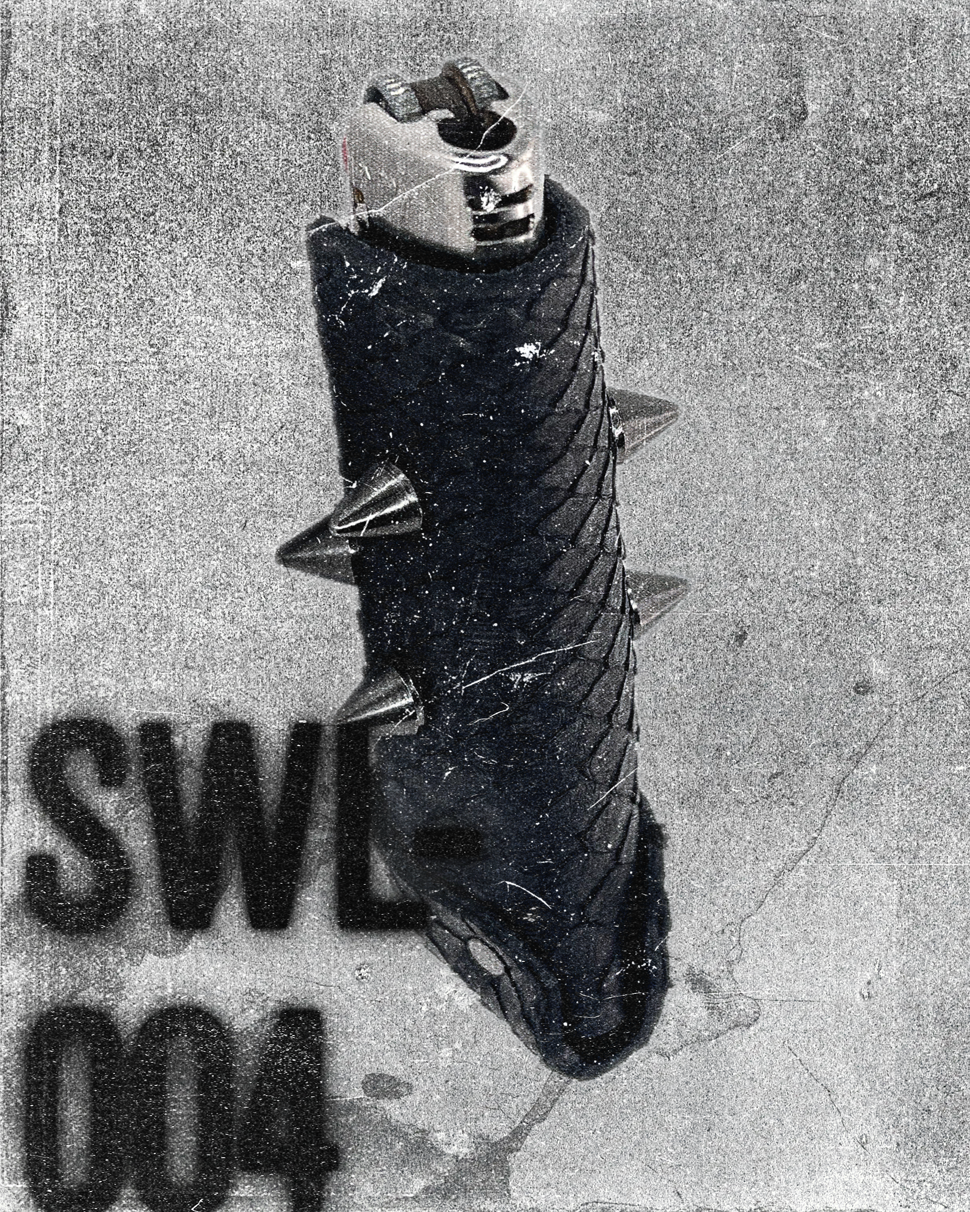 SWL-004 / Black Snake Skin Lighter Case