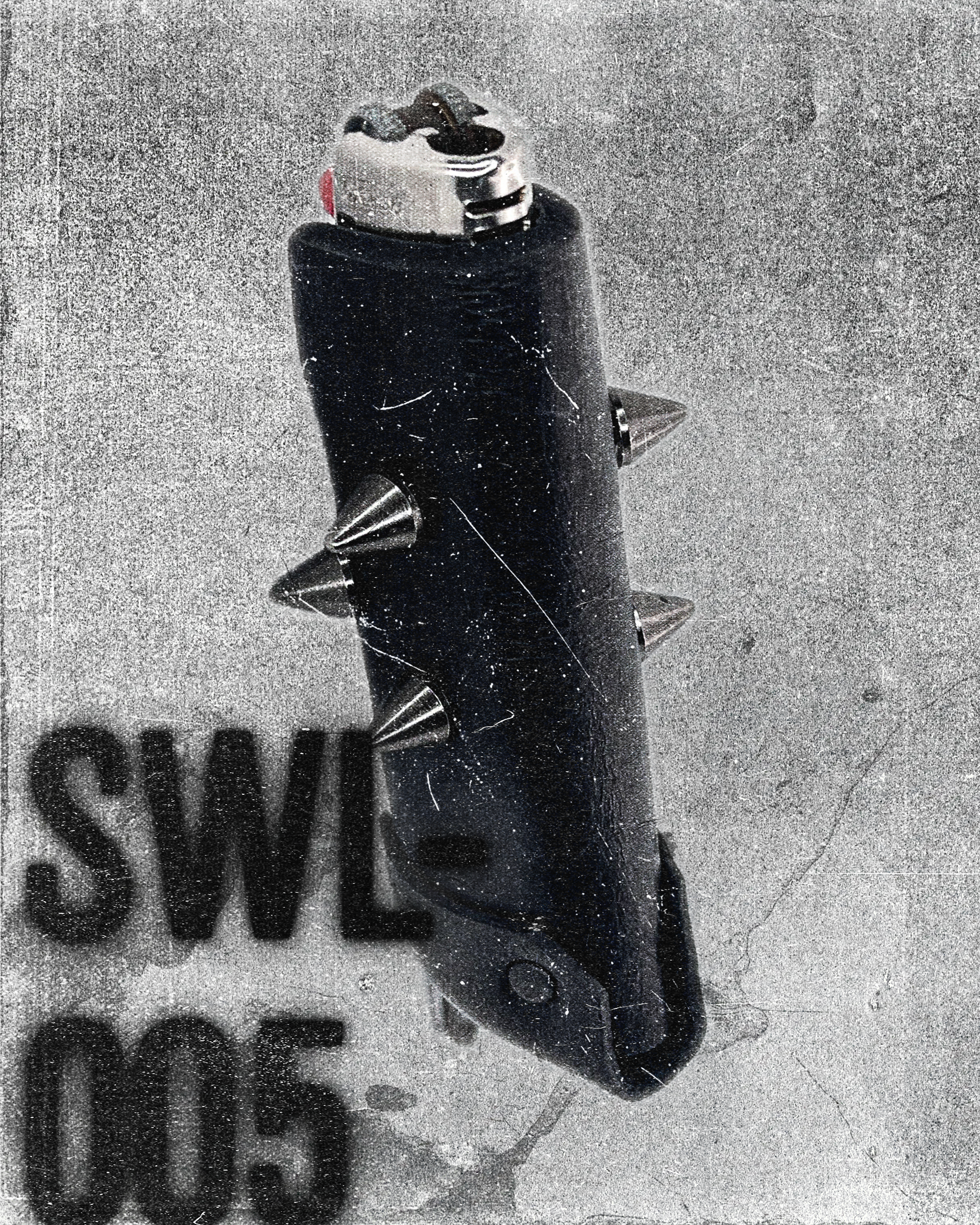 SWL-005 / Black Leather Lighter Case