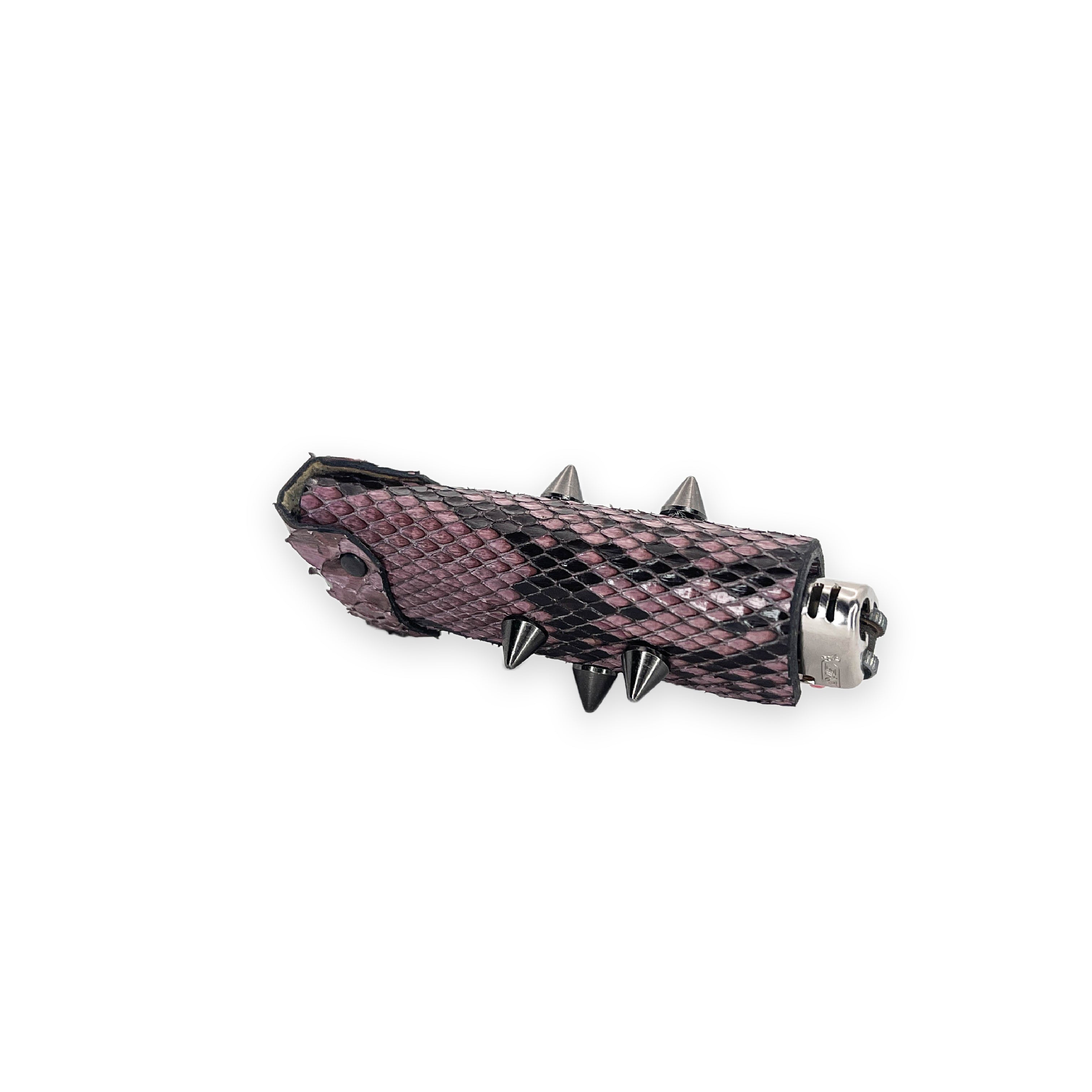 SWL-002 / Ultra Violet Python Skin Lighter Case