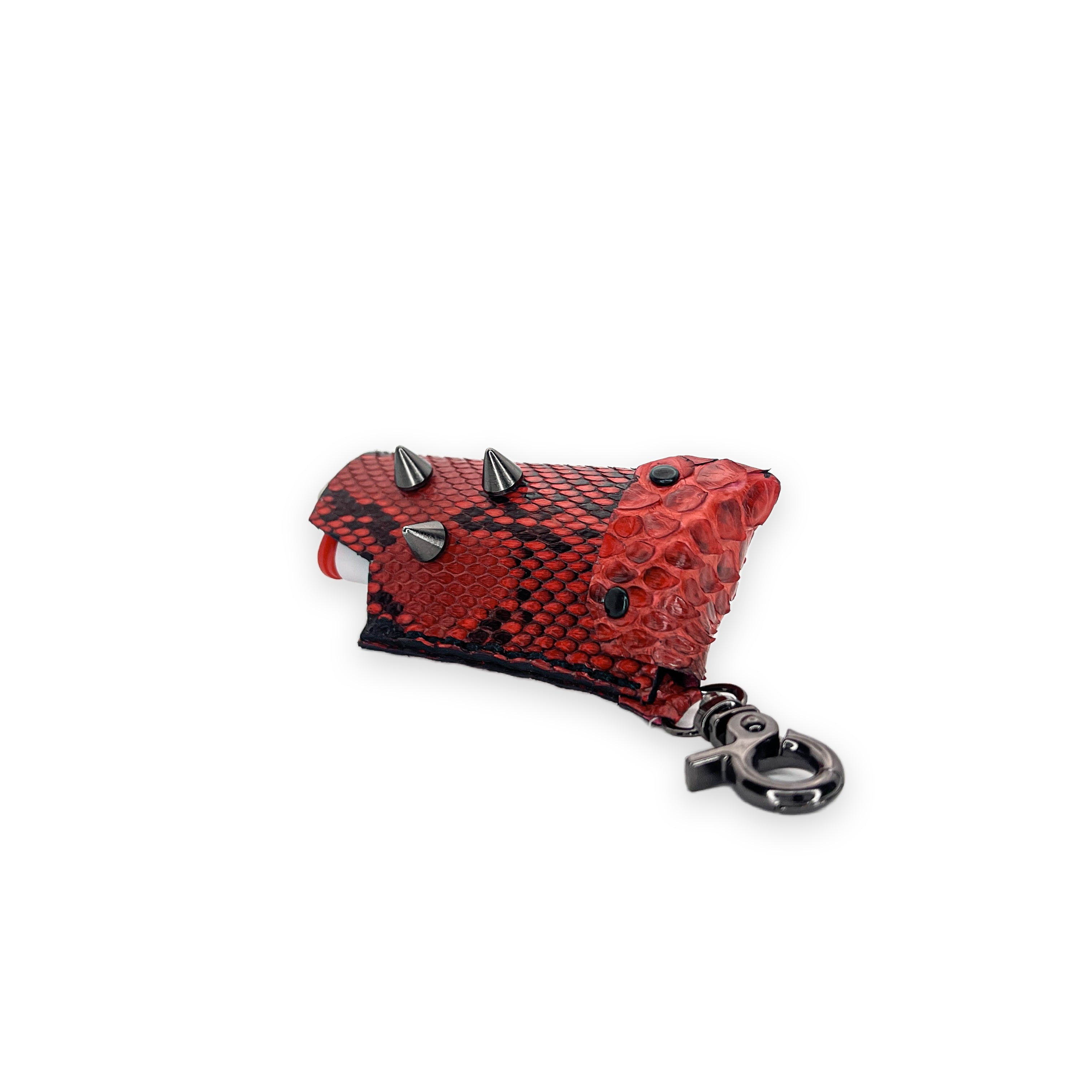 SWL-001 / Red Python Skin Lighter Case