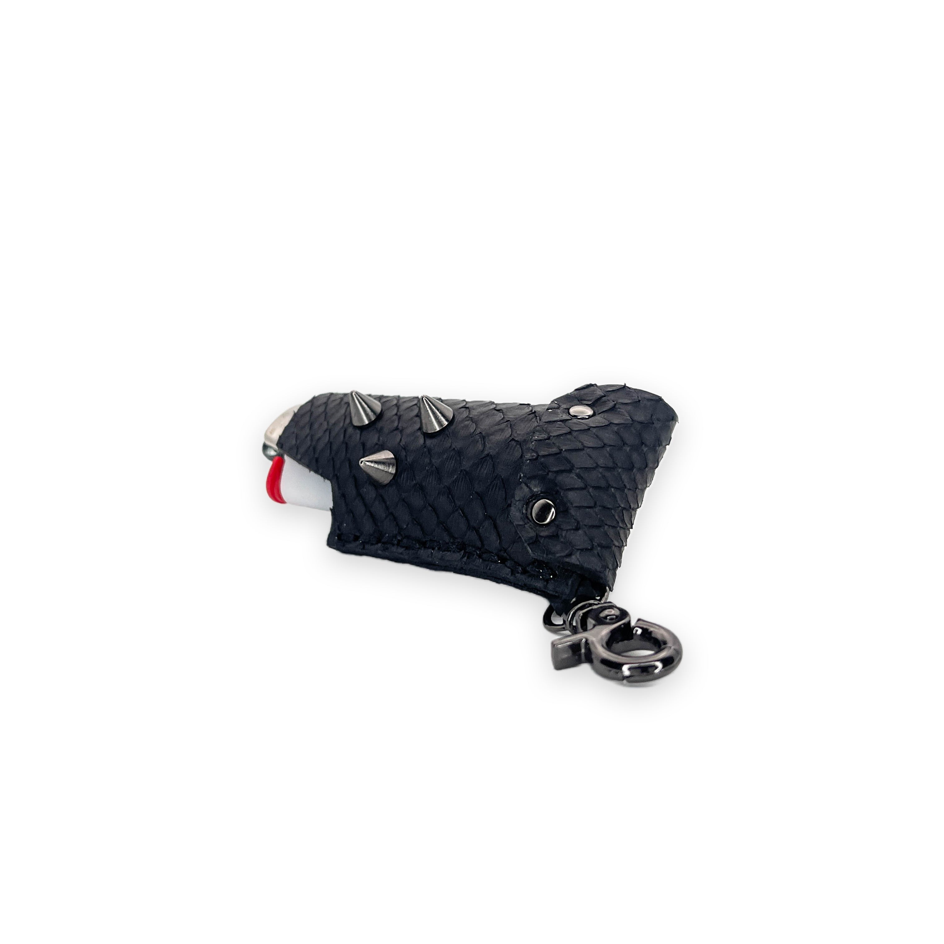 SWL-004 / Black Snake Skin Lighter Case