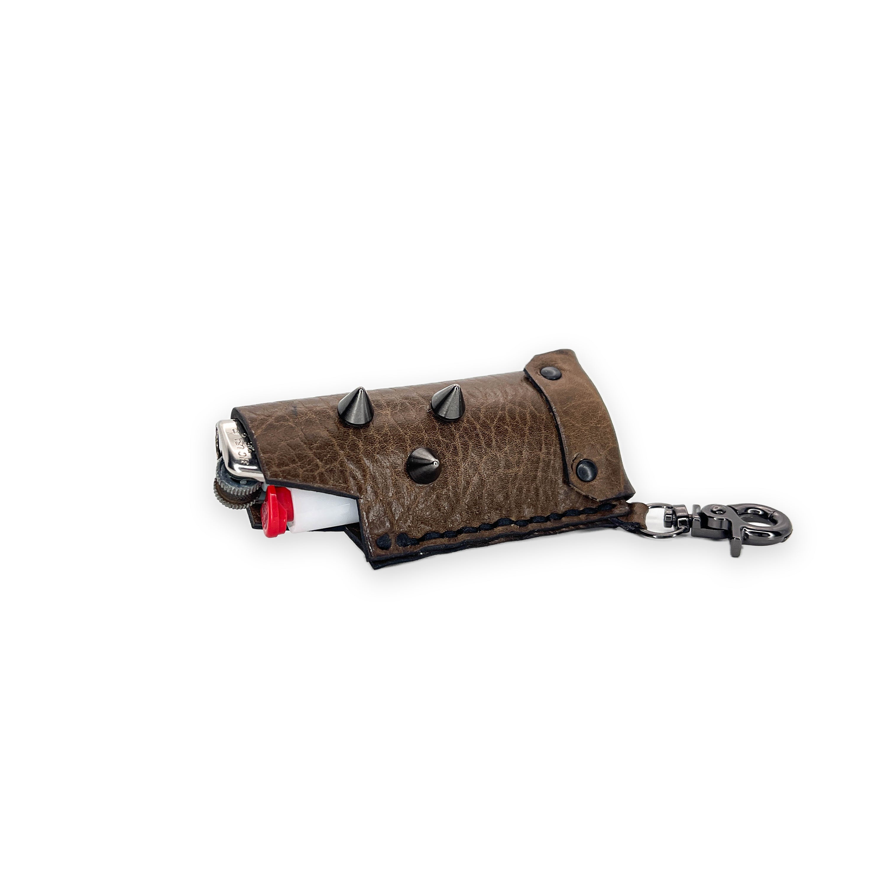 SWL-007 / Brown Leather Lighter Case