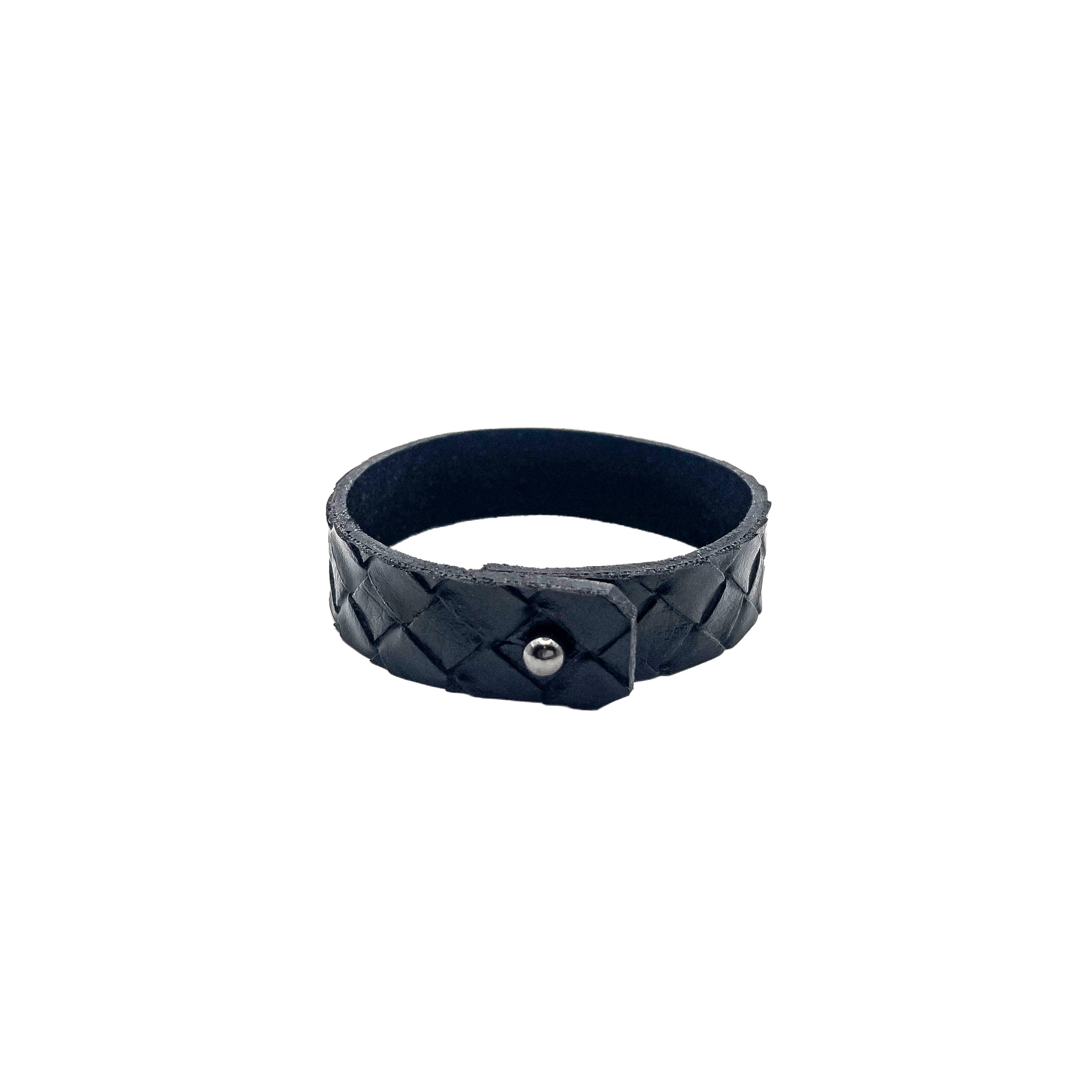 SWH-002 / Checkered Leather Bracelet