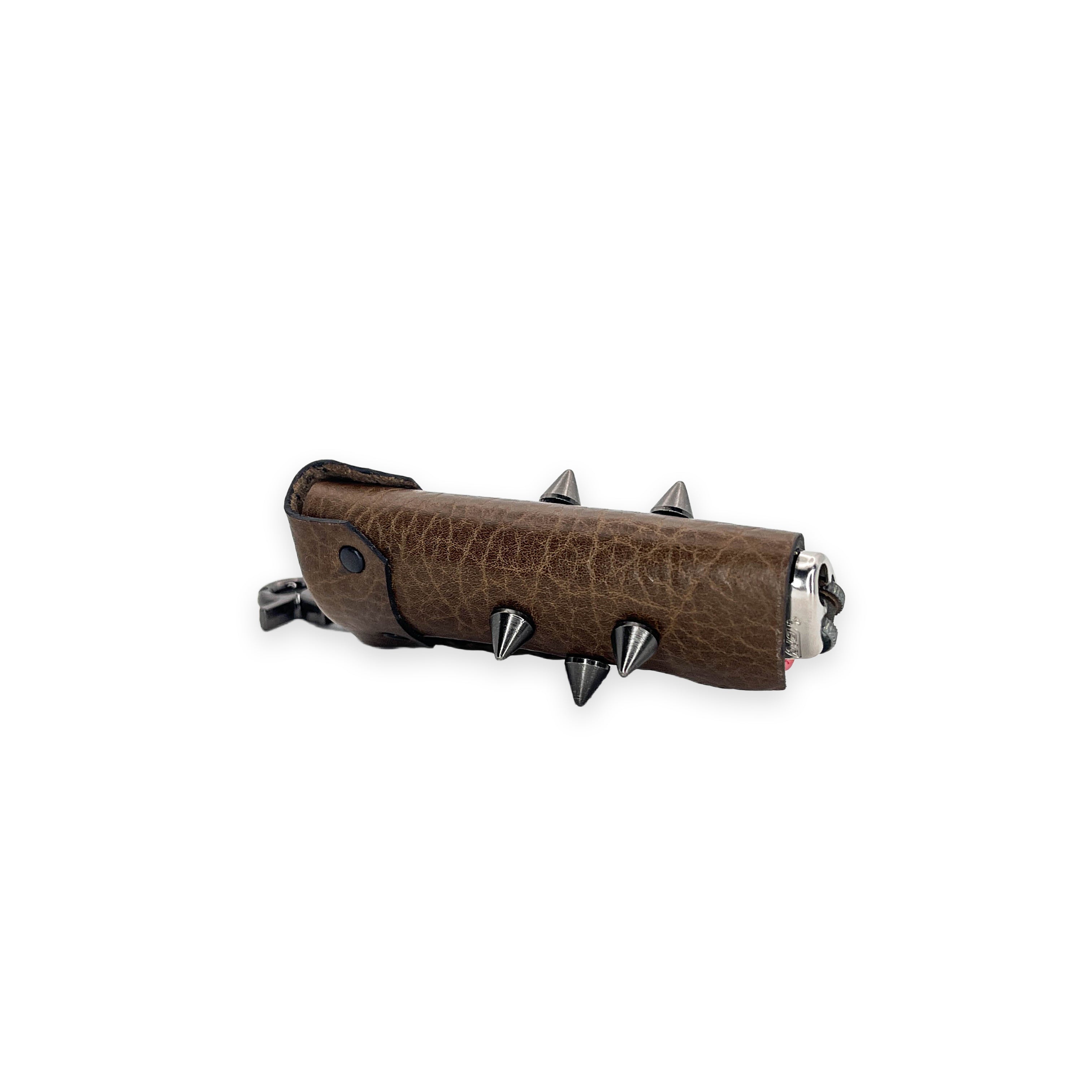 SWL-007 / Brown Leather Lighter Case
