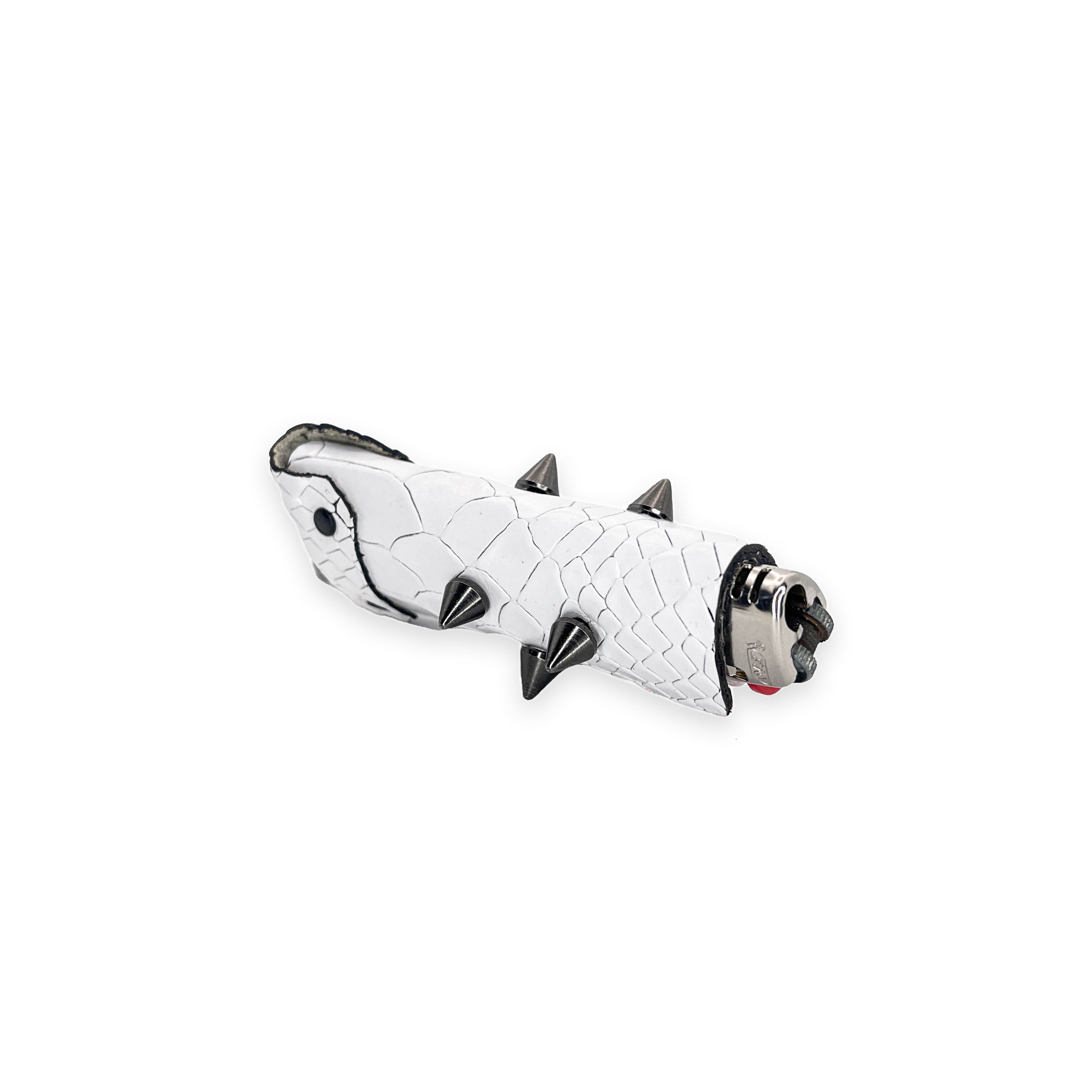 SWL-006 / White Alligator Skin Lighter Case