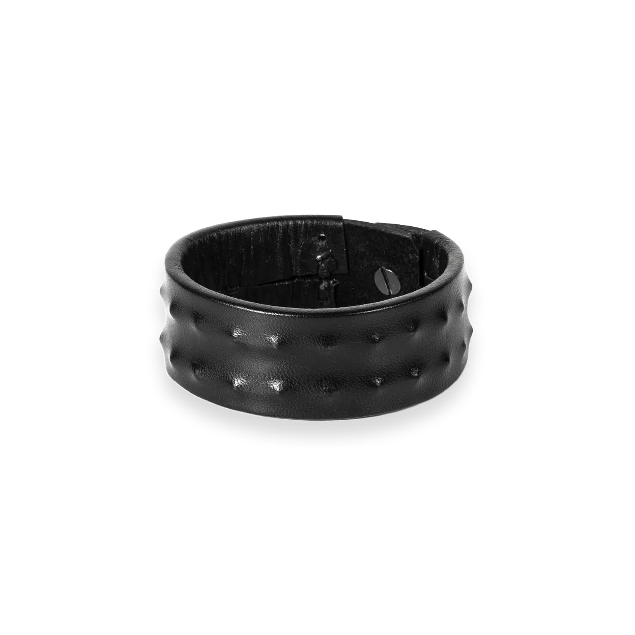 SWM-002 / Masked Leather Spiked Bracelet