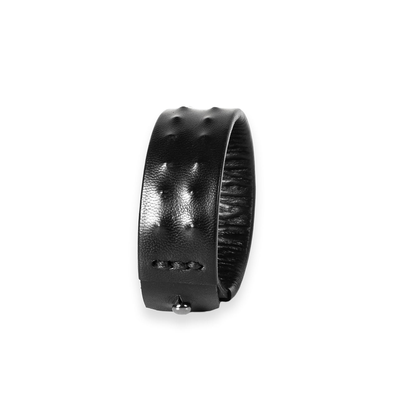 SWM-002 / Masked Leather Spiked Bracelet