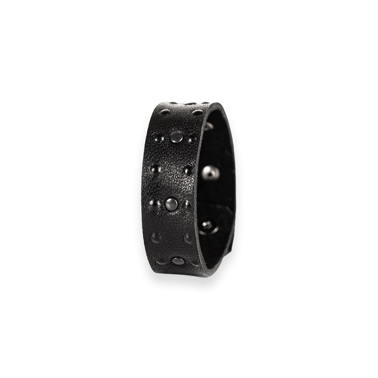SWE-002 / Embossed Leather Studded Bracelet