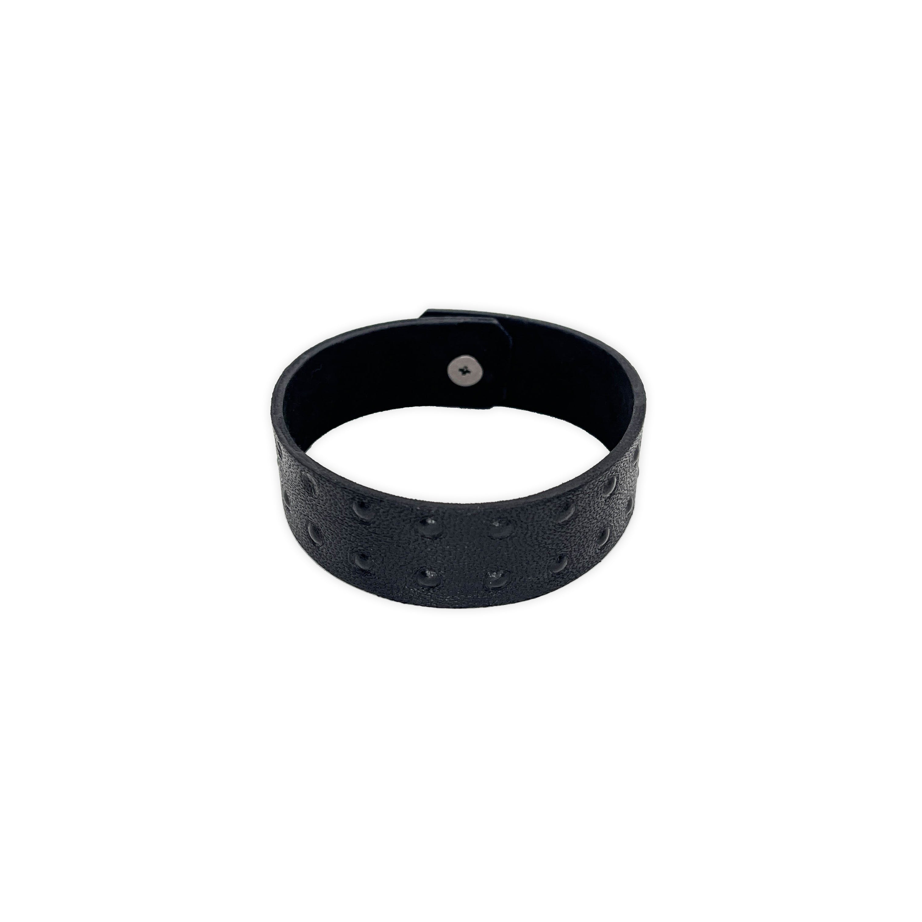 SWE-004 / Embossed Leather Bracelet