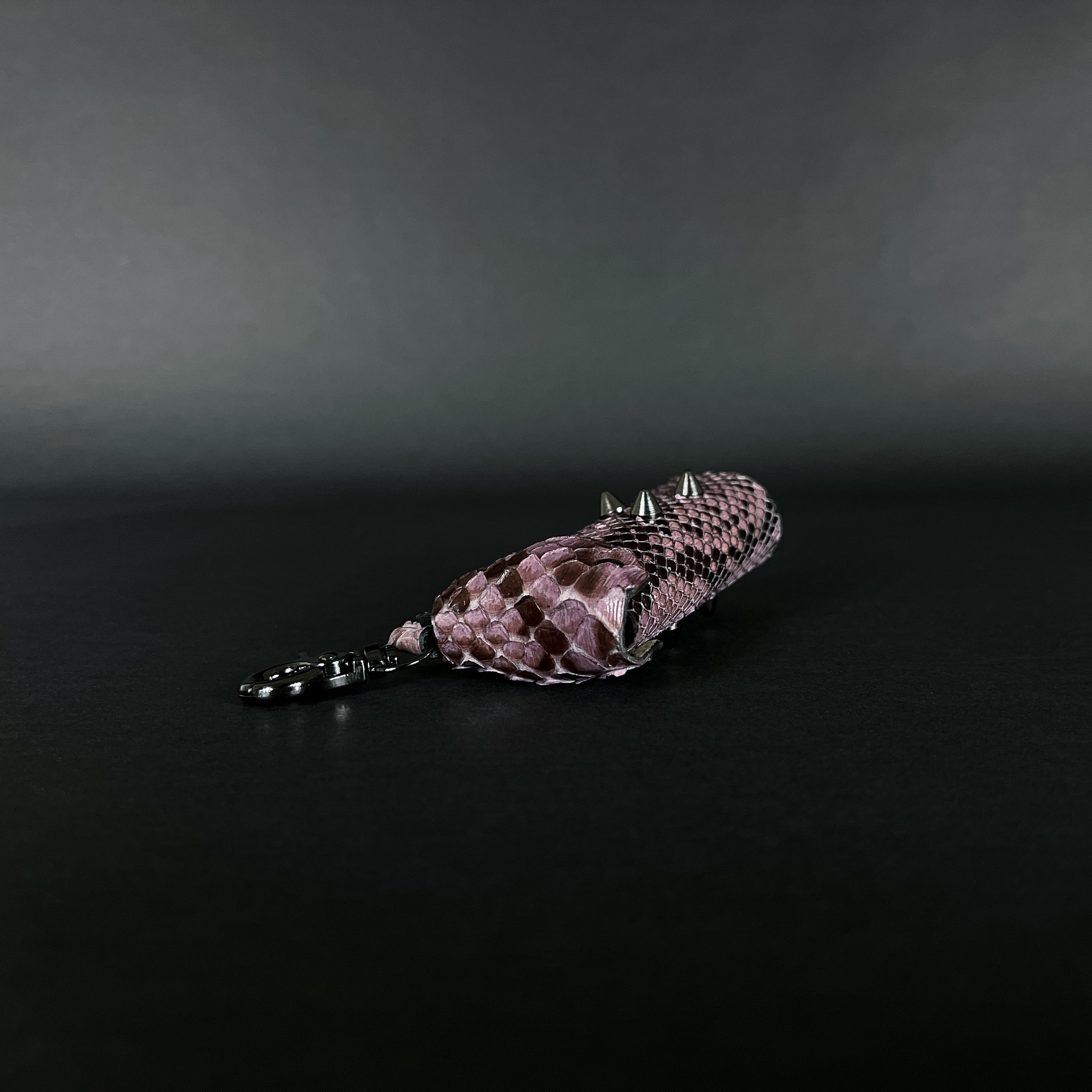 SWL-002 / Violet Pink Python Skin Lighter Case