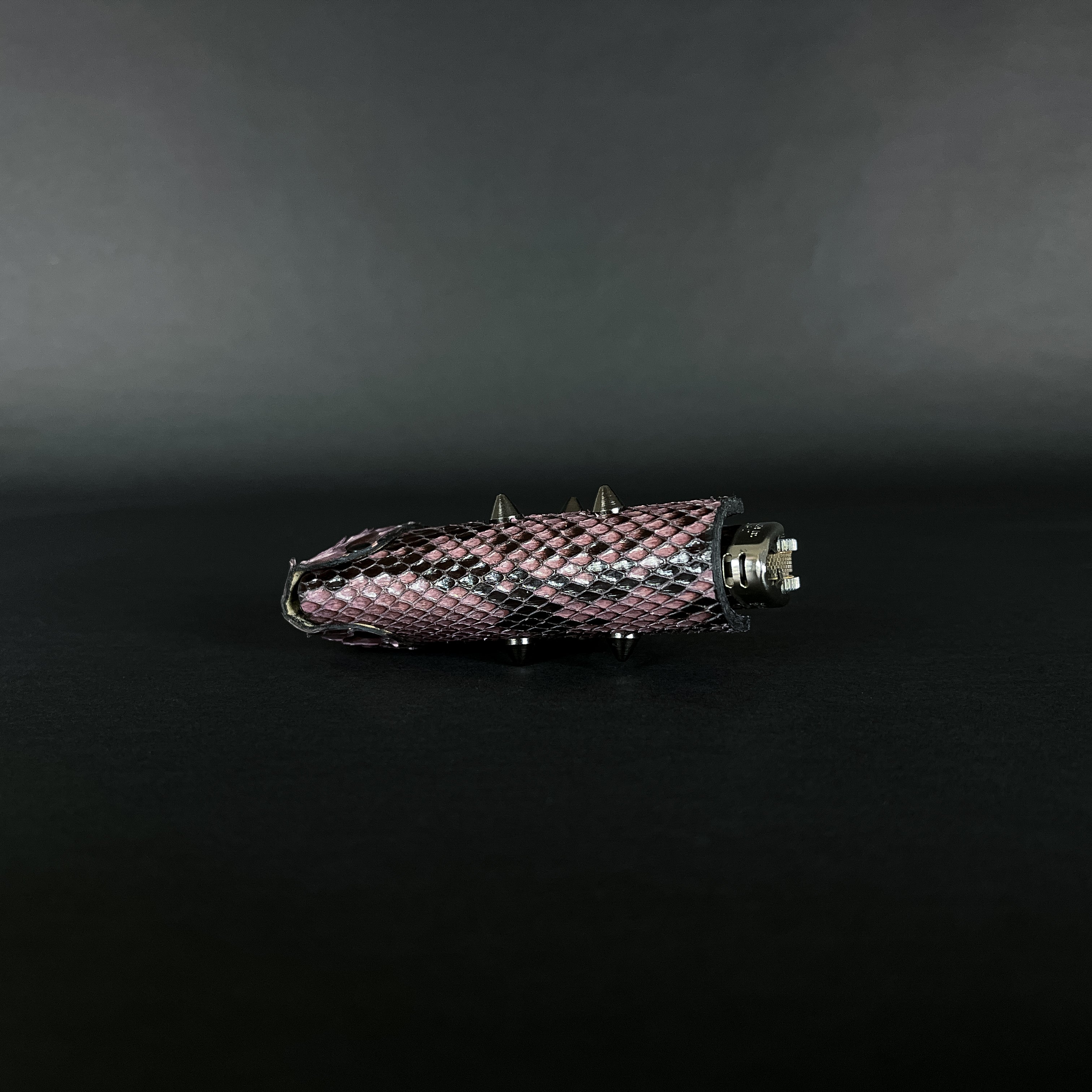 SWL-002 / Violet Pink Python Skin Lighter Case