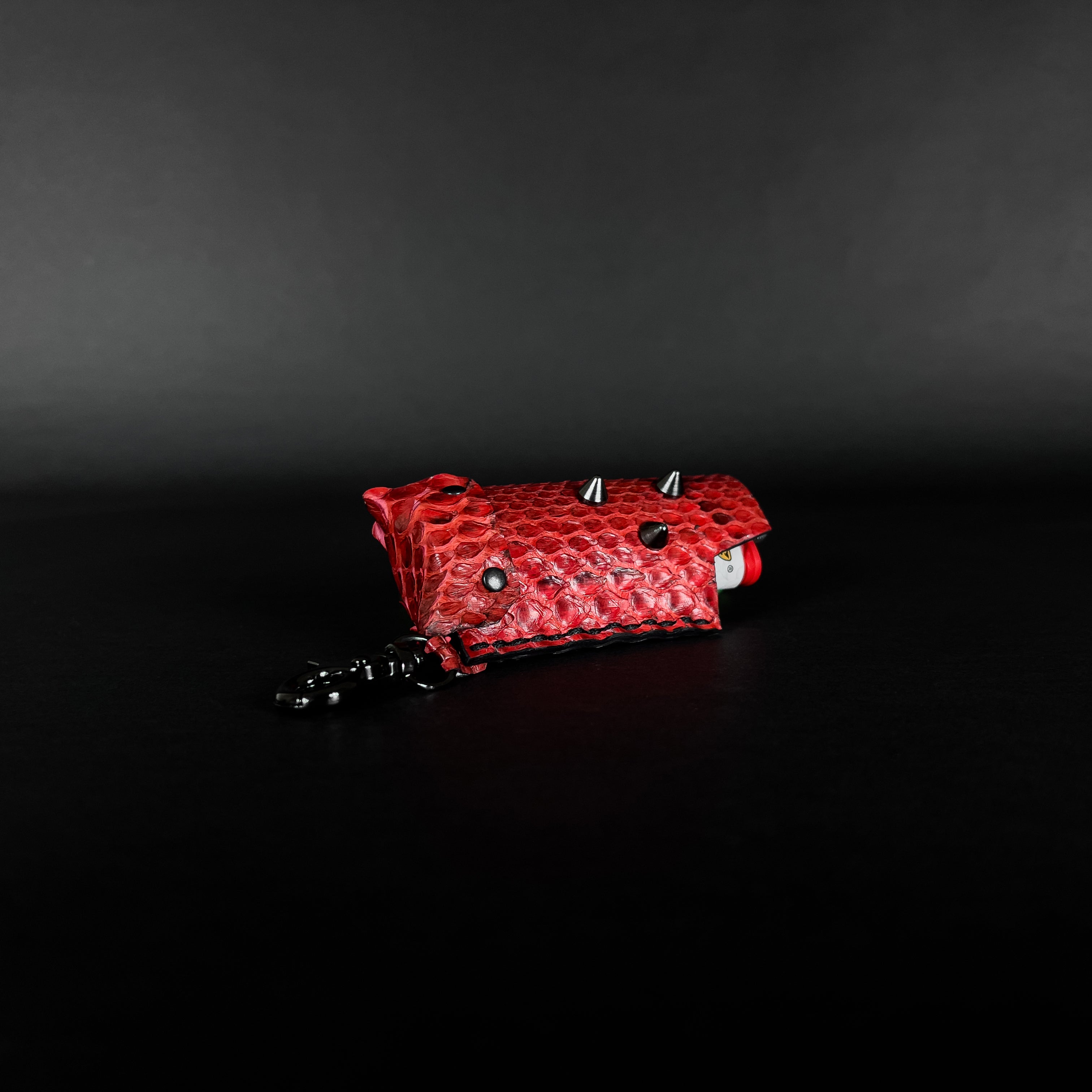 SWL-001 / Red Python Skin Lighter Case