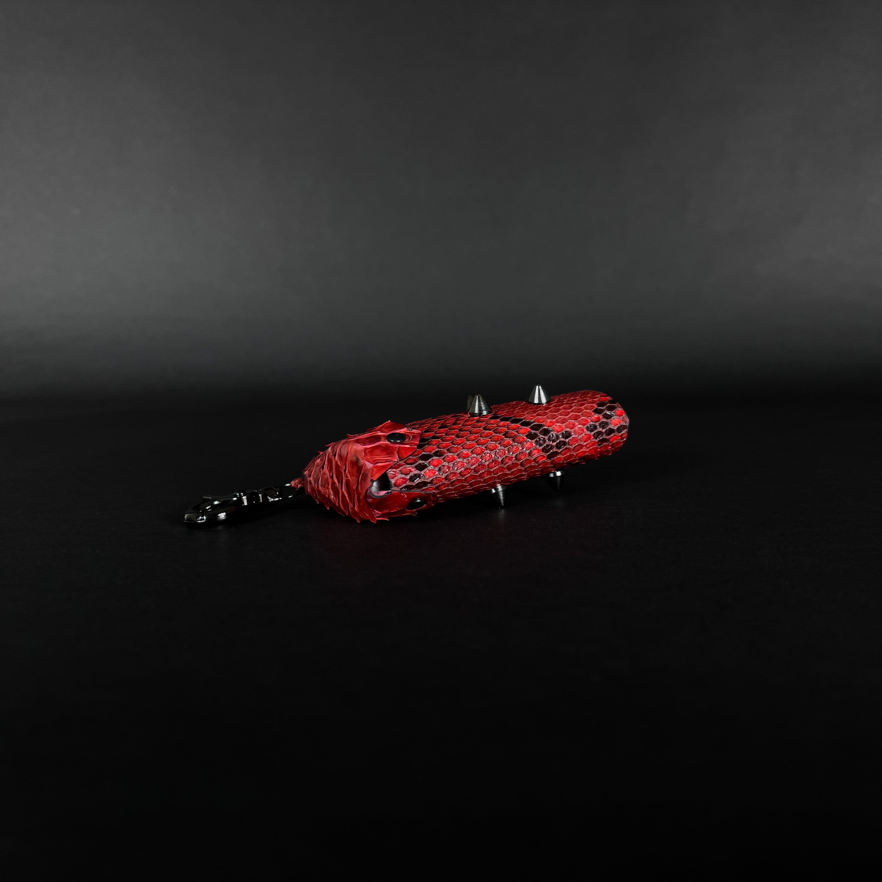 SWL-001 / Red Python Skin Lighter Case